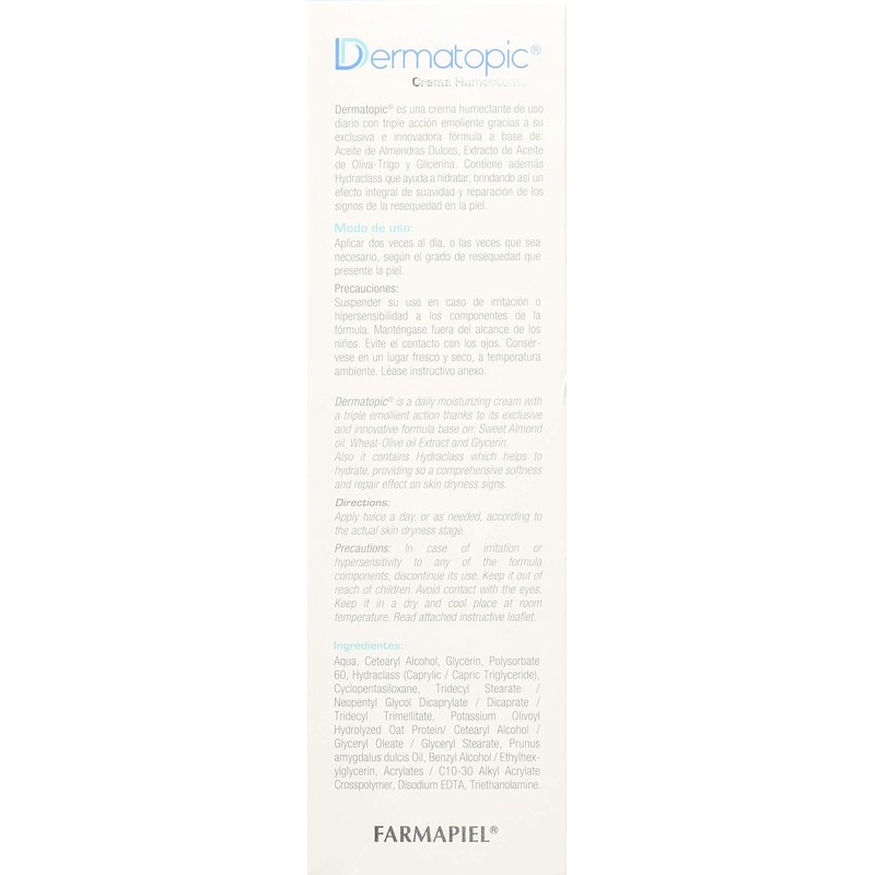 Dermatopic Crema Humectante Facial y Corporal 250 g