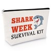 Sfodiary Shark Gifts for Women Makeup Bag Animal Lover Gifts