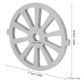 Meat Grinder Plate Disc Meat Grinder Blades # 8 Stainless Steel Attachment Sector Food Grinding Cutting Plate Replacement Accessories