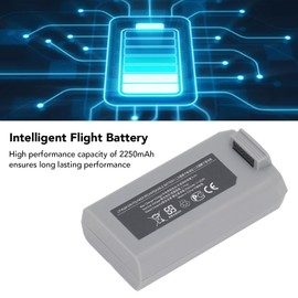 Batería de Vuelo Inteligente, Batería de Litio de Repuesto de Alta Capacidad de 2250 MAh para Mini2 Mini2 SE Drone, Batería de Respaldo Estable de Alta Densidad de Energía de 7,7 V