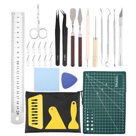 Fiabgum Plotter Accessories, 29 Pieces Vinyl Weeding Tools for Cricut Silhouette Weed Scraper, Silhouette Accessories, DIY Craft Tool Set, Weeding Tool Plotter Tools, Plotter Set, Cameos, Labelling