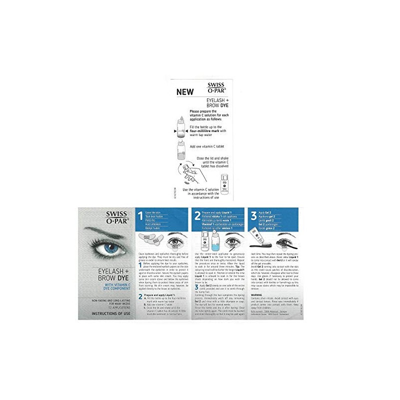 Swiss-O-Par Eyebrow and Eyelash Colour, Brown
