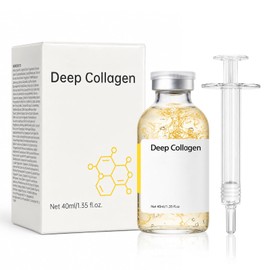 Sérum Facial Colágeno y Péptidos, Deep Collagen, Serum Facial CoreanoReafirma, Hidrata e Ilumina la Piel, Cuidado Antiedad para Todo Tipo de Piel     