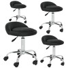 Segawe Set of 4 Hydraulic Adjustable Open Back Chairs Rolling