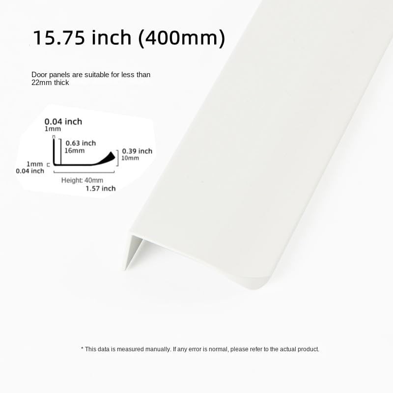 Shozafia 4 Pack Finger Pulls for Cabinets Finger Handles Drawer