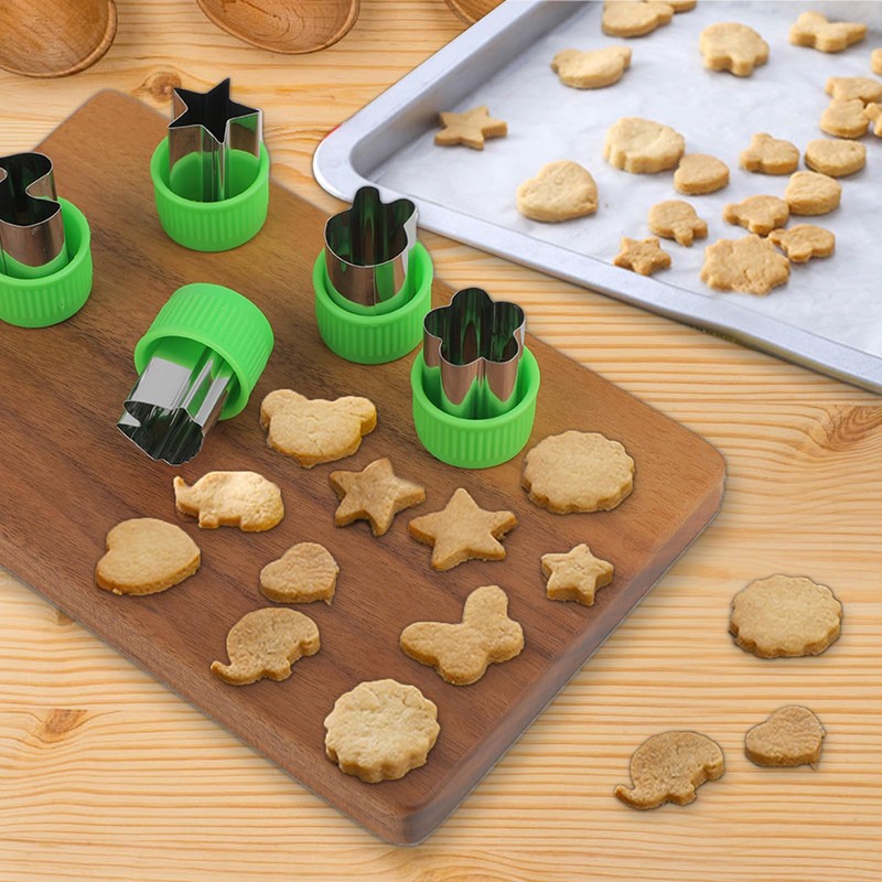 Fruit Vegetable Cookie Cutters, Cookie Cutters, Lunch Box Set, Stainless