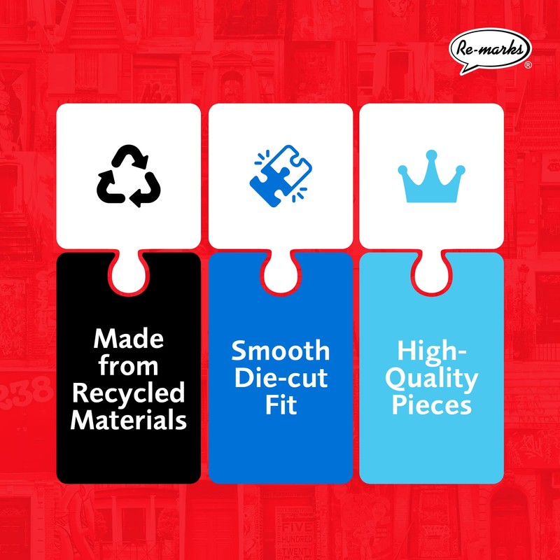 Re-Marks City Doors - Rompecabezas de 750 Piezas para Todas