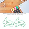 100 Pcs Rabbit Shaped Paper Clip Creative Cute Cartoon Animal