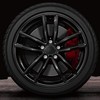Biomar Labs Universal 17mm Silver Black Gloss NB 6 Wheel