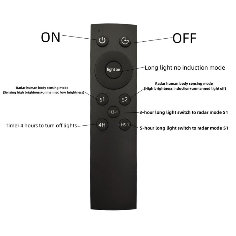 Solar Street Light Controller Remote Control with Induction Power Off