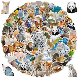 Alynta 300PCS Animal Stickers - Cute Water Bottle Stickers Waterproof Vinyl Funny Animal Sticker Reward Sticker for Classroom Laptop Notebook Luggage Scrapbook