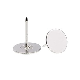 sourcing map Pack of 20 Upholstery Nails 19 mm x 25 mm Flat Head Furniture Nails Gold