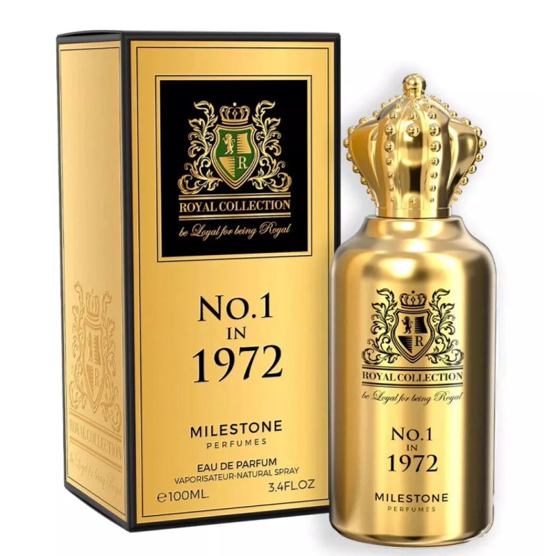 MILESTONE PERFUMES "ROYAL COLLECTION" "No.1 in 1972" 3.4 fl oz