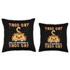Taco Cat Tacocat Cinco De Mayo Cat Tacos Mexico Throw