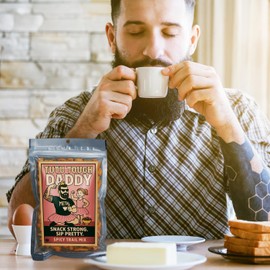 Tutu Tough Daddy Trail Mix - Spicy Snacks for Girl Dads Father’s Day from Daughter, Sriracha Blend with Spiced Peanuts, Guacamole Bites