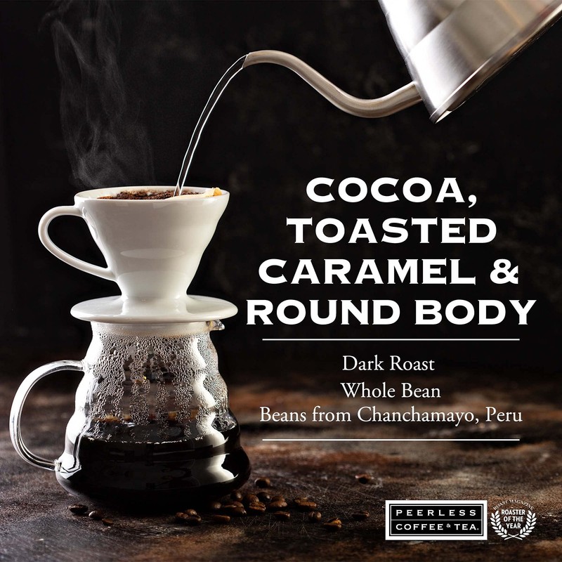 Peerless Organic Dark Roast Whole Bean Coffee (2 lb.) —