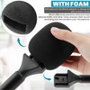 Microphone Holder,Wireless Mic Stand Handheld Stick,Mic Handheld Adaptor Microphone Handle
