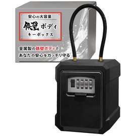 Genny+Design Iron Wall Body Key Box, Metal Wall Body, Strong Capacity, Reliable Large Capacity, Wire Type That Won't Damage Mounting Location