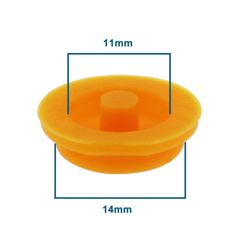 VGOL Pack of 4 Car Key Replacement Button Car Key