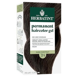 Herbatint Tinte Permanente para el Cabello para Mujeres - 3N Castaño Oscuro - Para Hasta un 100% de Cobertura de Canas Resistentes - Sin Amoníaco, Sin