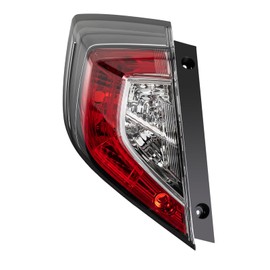 Tail Lights Assembly For 2017-2021 Honda Civic Hatchback/17-19 Type R,Left Driver Side Replacement,Red Lens Rear Brake Lights