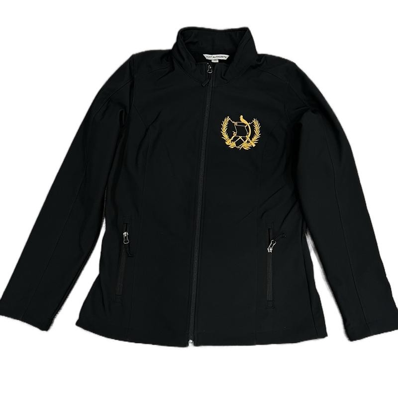 GUATEMALA SOFT SHELL JACKET EMBROIDERED - Color: Black, Size: L-