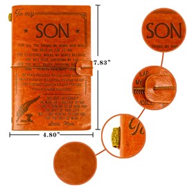 Son Gifts from Mom,Son Leather Journal from Mom,Son Birthday Gifts from Mom,Keepsake Gifts for Son,Son Journal,My Son Keychain,My Son Gifts from Mom,To My Son Gifts from Mother,Son Gifts Ideas
