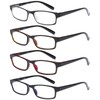 DOOViC Blue Light Blocking Reading Glasses 4 Pack Stylish Classic