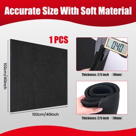 Fireproof Welding Blanket 40x40 Inch 1 Piece, 10mm Thick Heat Resistant Soldering Mat, UL and SGS Certified Insulation Pad for Plumbing, HVAC, Welding and Brazing