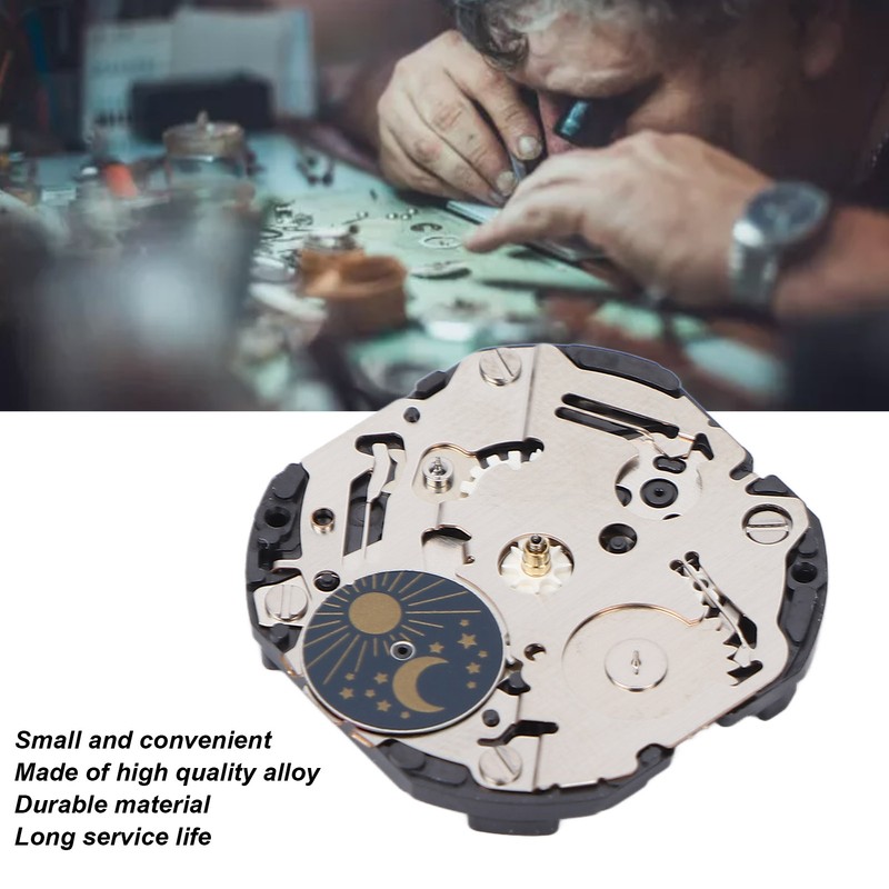 Professional VX3H Alloy Watch Movement Precise Watch Quartz Movement Replacement