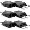 Songholee 6 Pack European Plug Adapter, US to Europe Type