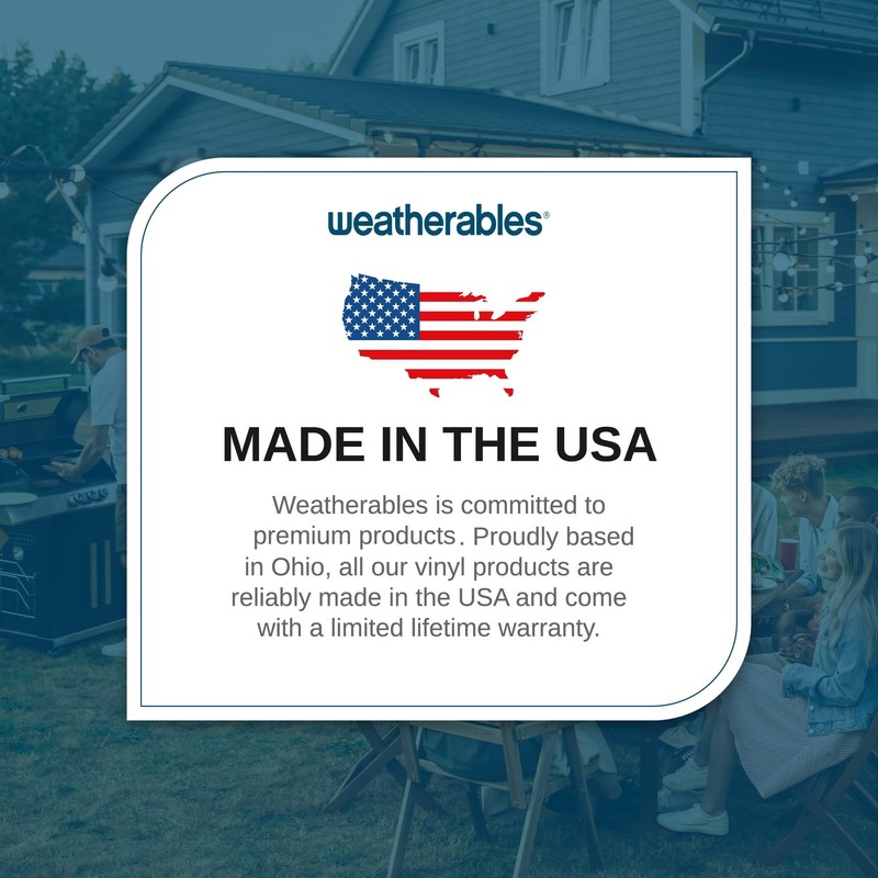 WEATHERABLES 4x4 Post Caps – Weatherproof Premium Outdoor Vinyl Post