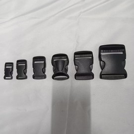 plastic buckle clips, quick side release plastic buckle Be suitable foradjustable safety buckle carabiner black plastic clips (20mm /0.79 in)……