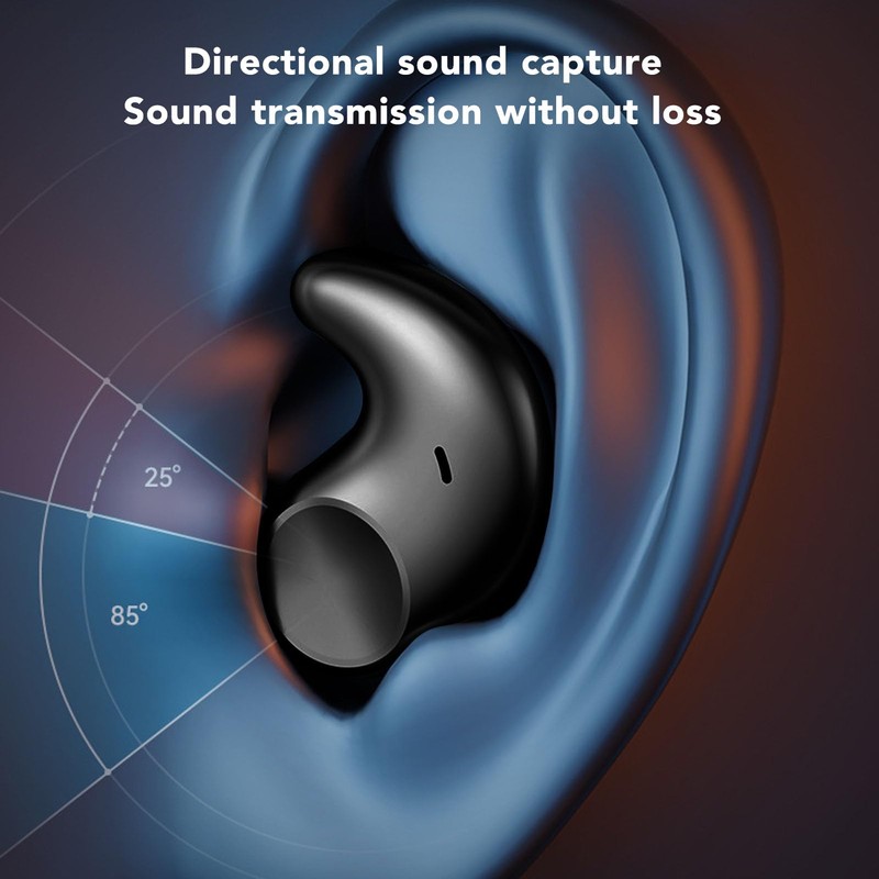Cryfokt Ear Plugs for Sleeping, Bluetooth 5.4 Side Sleeper Earbuds