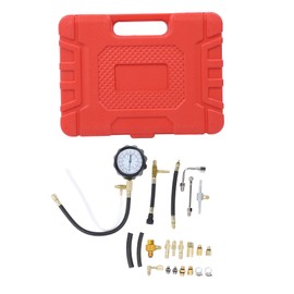 0 to 140 PSI Fuel Injector Injection Pump Pressure Tester Gauge Kit Fuel Gas Oil Pressure Tester Tools for Car Motorcycle Truck