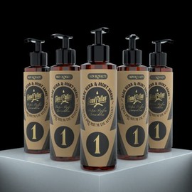 GoodFellas Crema para Afeitar Premium con Aloe Vera y Aceite de Menta, Ideal para Piel Sensible120gr                                                  