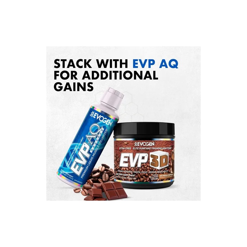 Evogen Evp 3D 40 Servicios Sabor Iced Mocha Coffee