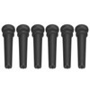 6pcs Ebony Acoustic Guitar Pins Pegs Guitar Parts Replacement Tool