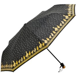 Clifton Duck Handle Mini Maxi, Yellow Ducks Print On Black