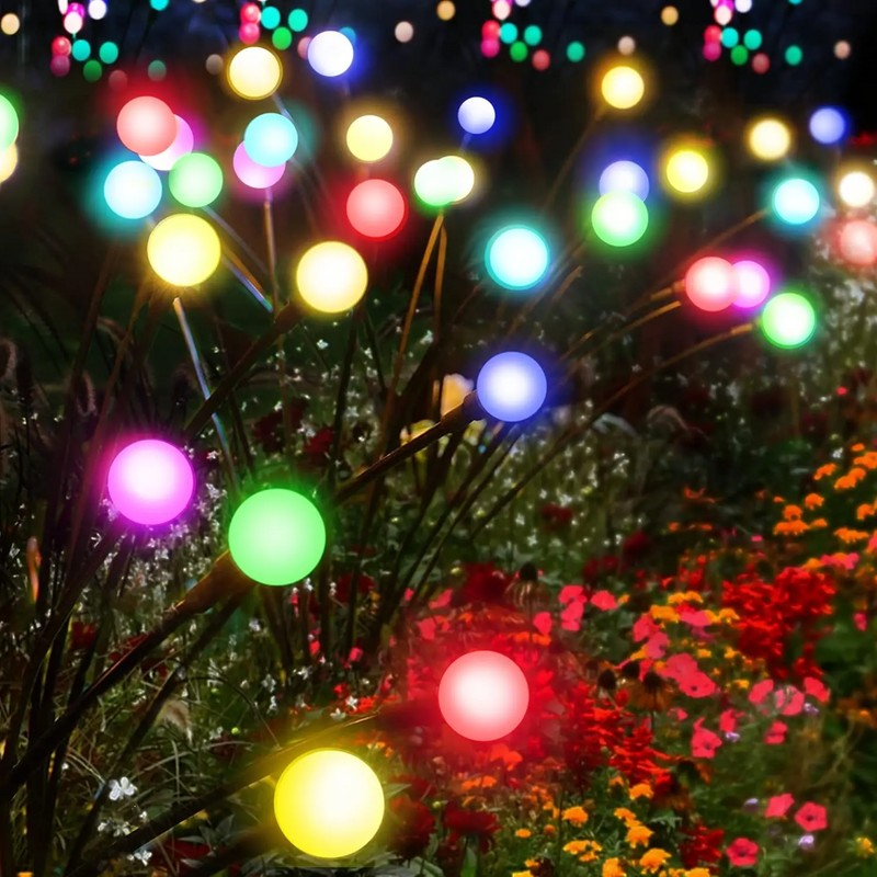 Solar Firefly Garden Lights for Outdoor Decor – Swaying LED