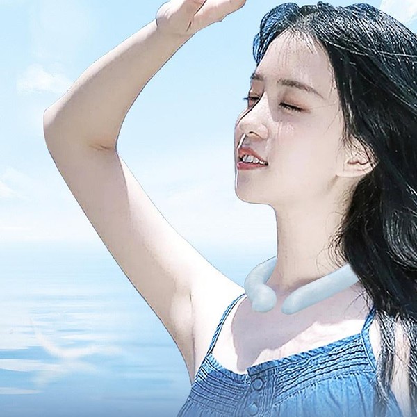 Outdoor Sports Cold Neck Ring Cooling Portable - Colour: white