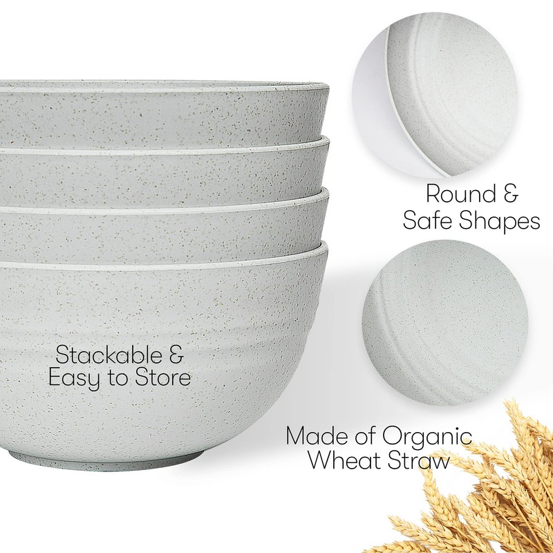 Wheat Straw Dinnerware Sets | Unbreakable Dinnerware Sets | Dishwasher