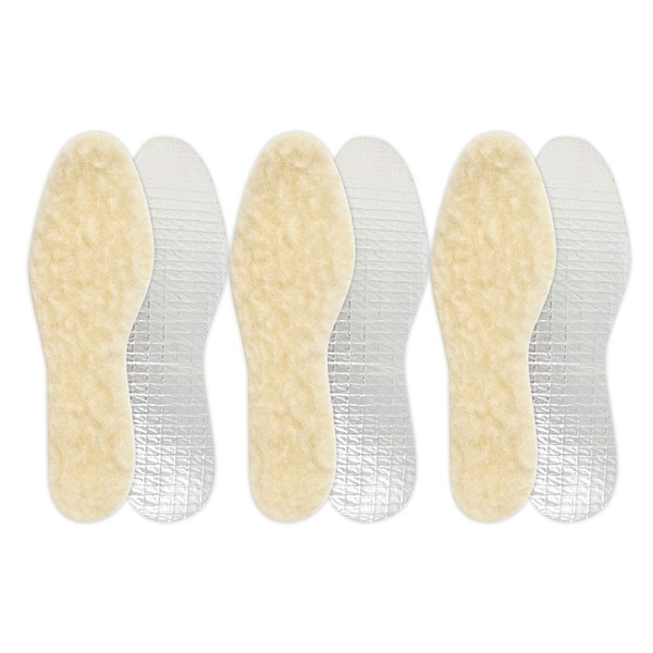 Berckland ThermoSoft Winter Sole Made of Real Lambswool and Natural