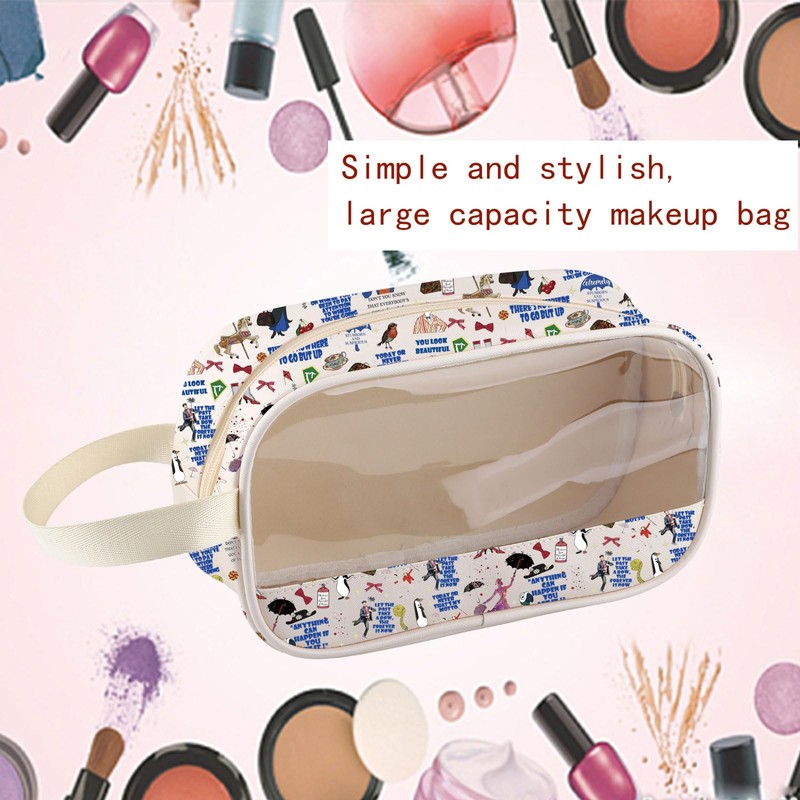 JYTAPP Marry Movie Characters Clear Toiletry Bag Mary Fans Gift