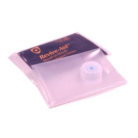 10 x Mouth to Mouth Resuscitation Device with One Way Valve - CPR Mask / shield (Blue Dot)