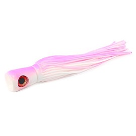 Squidnation Big Chugger | Offshore Trolling Lure | Marlin Fishing (Pink/White)