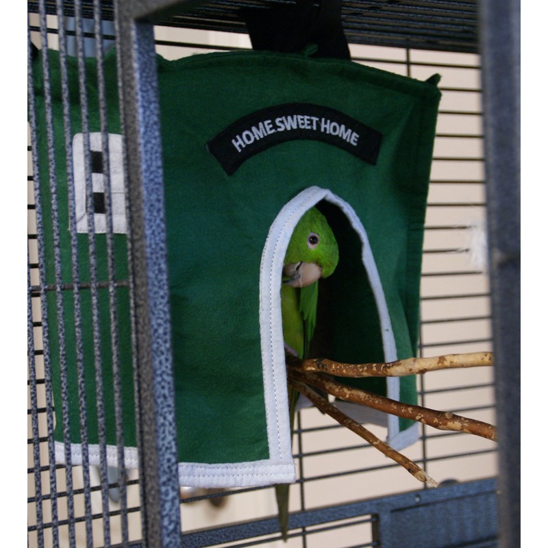 Avian Haven Hut for Birds, Extra Small, Green