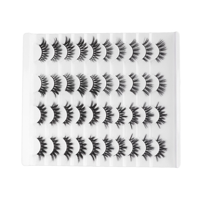 20 Pairs Mixed Half Eye False Lashes High Imitation 6D