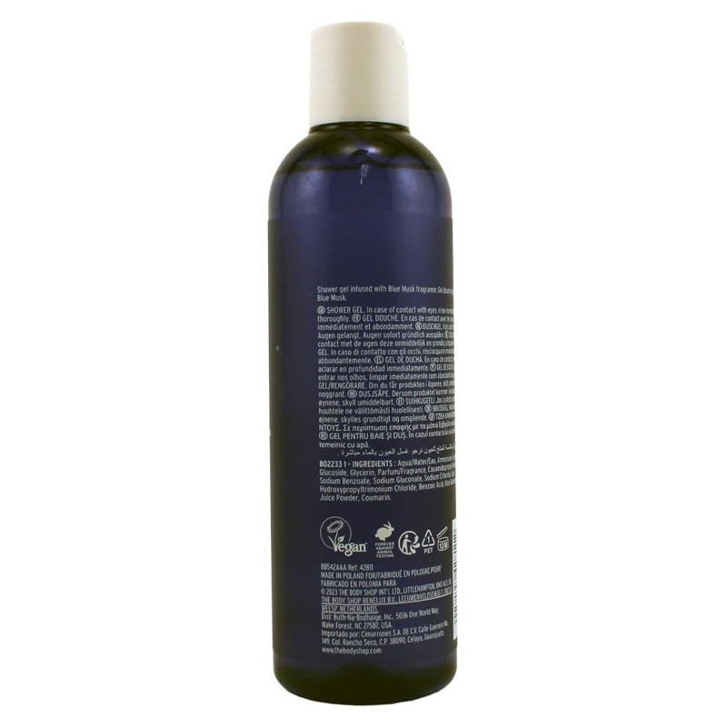 The Body Shop Blue Musk Hair and Body Wash, 250ml
