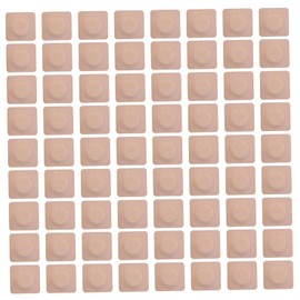 Patch de ombligo de aceite ricino 100 piezas, parche botón vientre auto adhesivo transpirable, envolturas aceite esenciales 2x2in para ejercicio, lectura, viaje, trabajo (aceit
